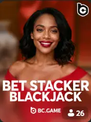 Bet Stacker Blackjack BC Game Mauritius game cover