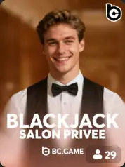 Blackjack Salon Privee BC Game Mauritius game cover