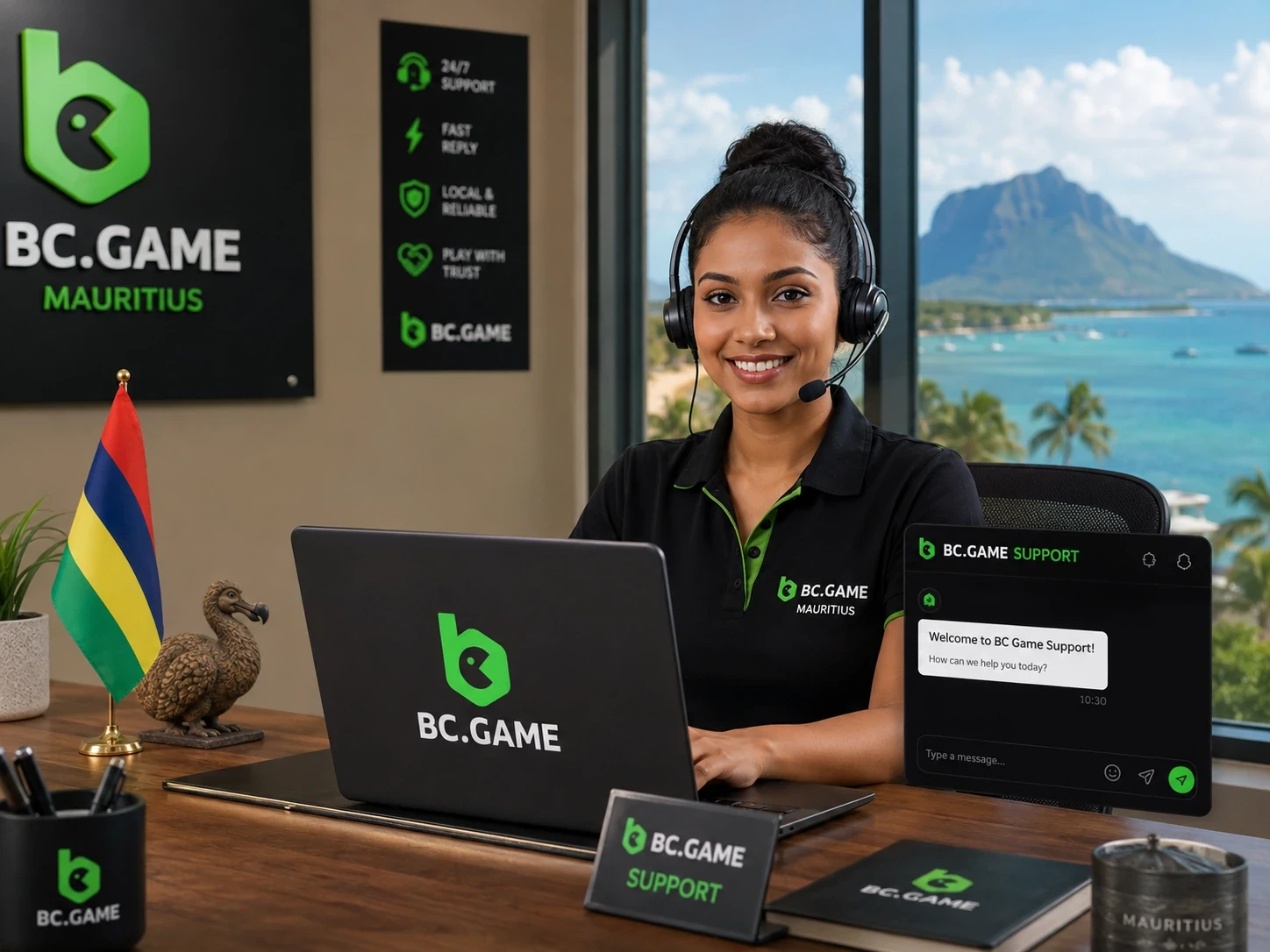 BC Game Mauritius support