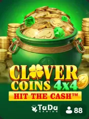 Clover Coins 4x4 Hit The Cash BC Game Mauritius game cover